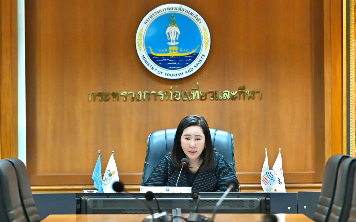 ผู้บริหารสำนักงานปลัดกระทรวงการท่องเที่ยวและกีฬา ร่วมประชุมติดตามผลและกำหนดทิศทางการดำเนินงานปีงบประมาณ 2569