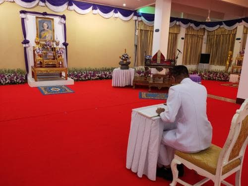 ร่วมพิธีเทศน์มหาชาติเวสสันดรชาดก เฉลิมพระเกียรติสมเด็จพระกนิษฐาธิราชเจ้า กรมสมเด็จพระเทพฯ เนื่องในโอกาสวันคล้ายวันพระราชสมภพ 2 เมษายน